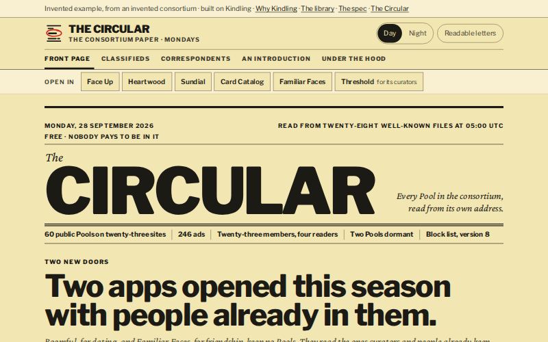 The The Circular homepage