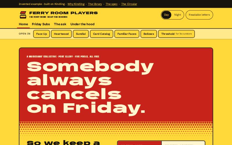 The Ferry Room Players homepage