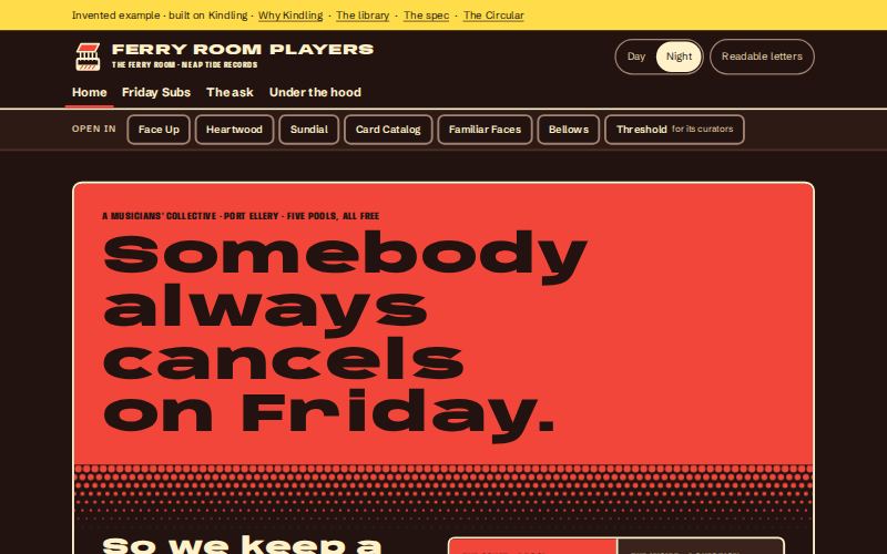 The Ferry Room Players homepage