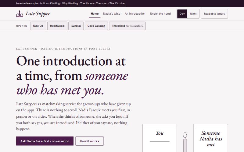The Late Supper homepage