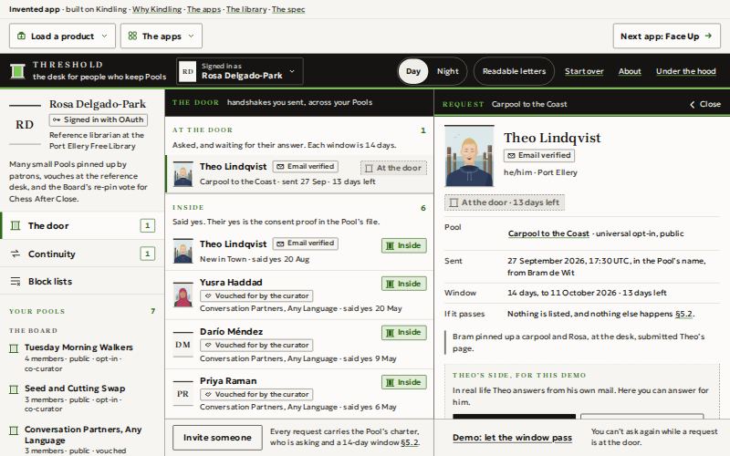 The Threshold app