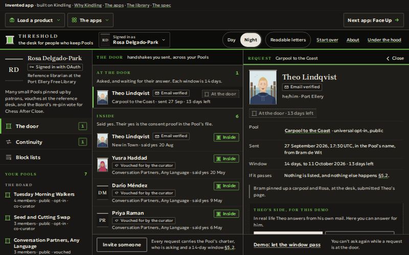 The Threshold app